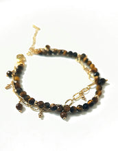 Load image into Gallery viewer, Tiger Eye Gold-Filled Bracelet
