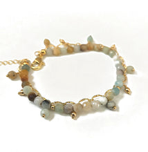 Load image into Gallery viewer, Amazonite Gold-Filled Bracelet
