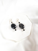 Load image into Gallery viewer, Black and Gold Earrings
